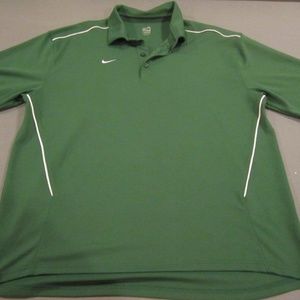 Men's Nike Polo - Hunter Green - Size XL